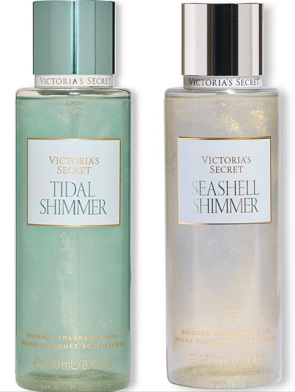 Victoria's Secret Tidal Shimmer & Seashell Shimmer Mist Set NEW RARE